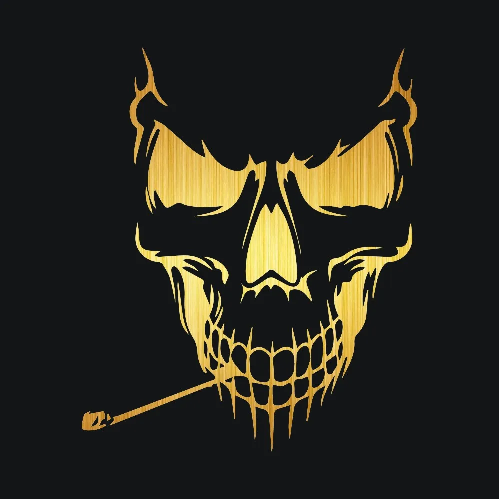 Buy 13*16cm Halloween Scary Skull Skeleton Car Sticker