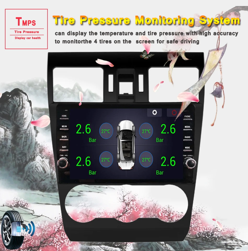 Perfect Android 9.0 car dvd gps player For Subaru Forester XV WRX 2012-2018 2019 2 din car radio navigation stereo Tape Recorder player 14