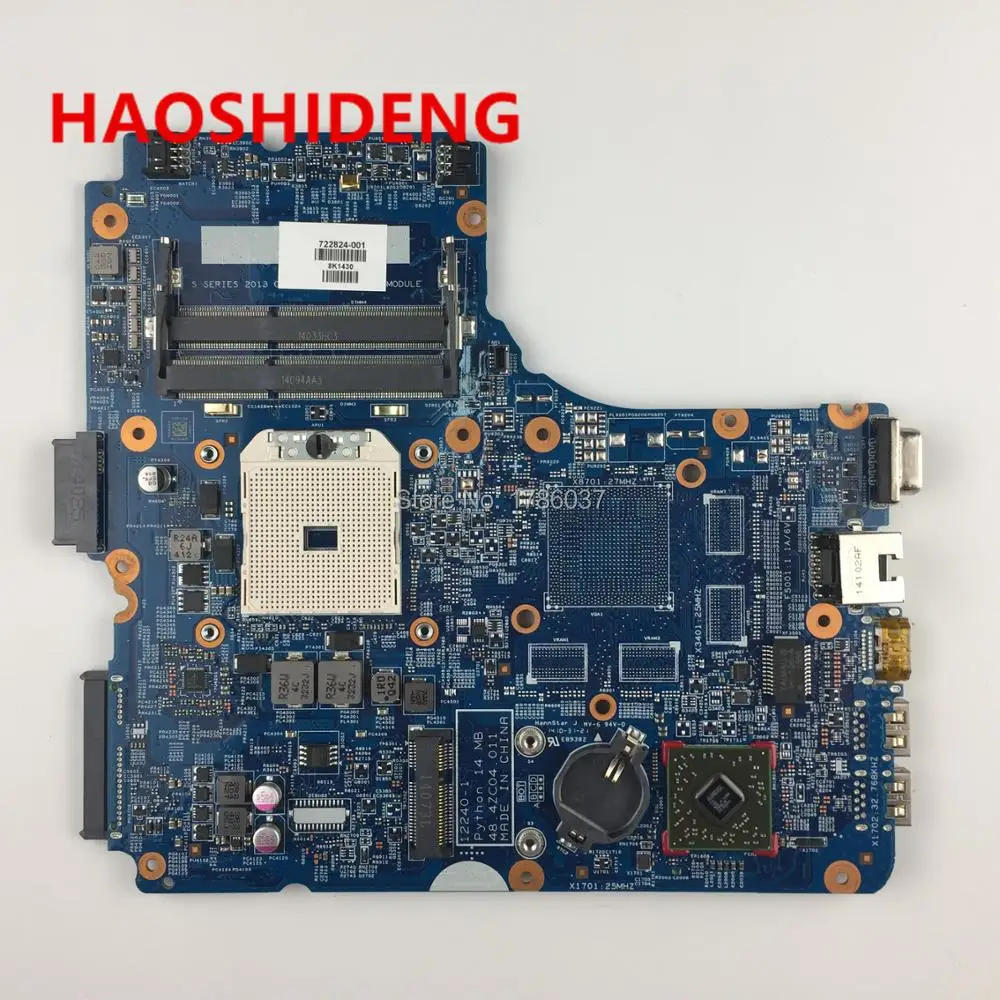 

722824-001 for HP ProBook 445 G1 455 G1 series laptop Motherboard.All functions fully Tested !