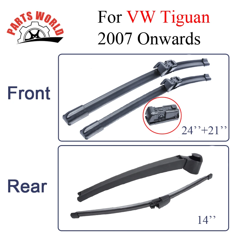 Щетки стеклоочистителя передние и задние для VW Tiguan 2007 2016 высококачественные