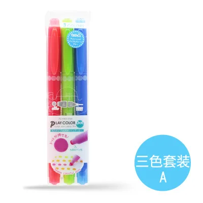 TUNACOCO 3 шт. или 12 шт./компл. японская Канцелярия TOMBOW Mark ручка с двойной головкой ручка крючок ручки WS-PD bb1710116 - Цвет: 3 colors2