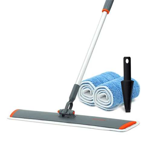 Buy East 60CM Flat Telescopic Mop Microfiber Cloth Towel Home Floor Cleaning