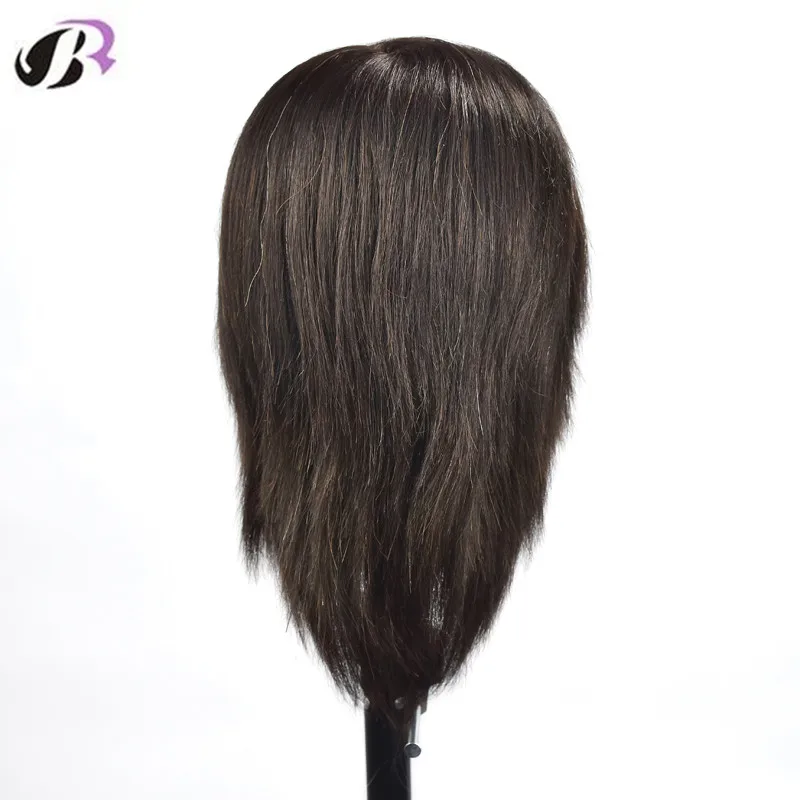 Hot Sale 8 inch Male Natural Hair Mannequin Training Head With Real Human Hair Hairdressers Training Doll Head With Free Holder Hot Sale 8 inch Male Natural Hair Mannequin Training Head With Real Human Hair Hairdressers Training Doll Head With Free Holder