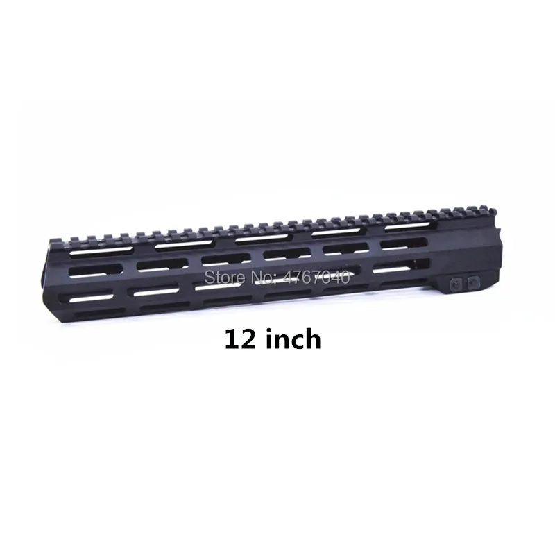 1" дюймовый M4 M16 поплавок M-LOK mlok Handguard Пикатинни тонкий стиль со стальной бочкой гайка для прицела