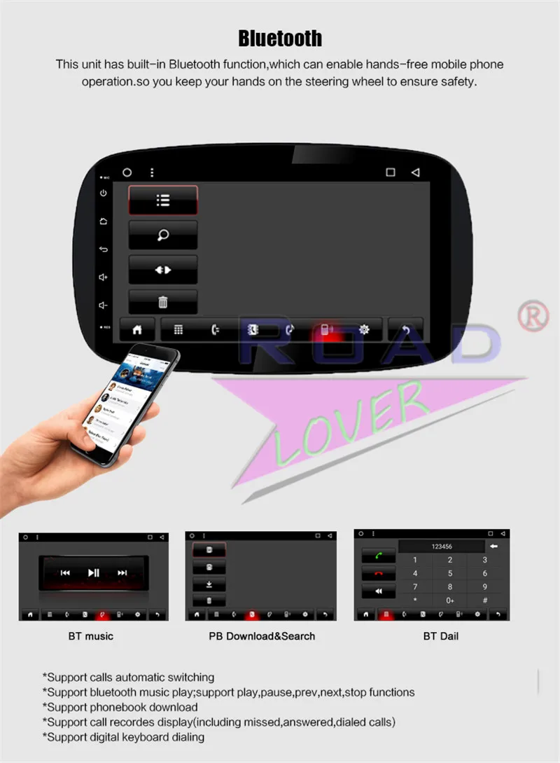 car dvd player For Benz Smart 2016