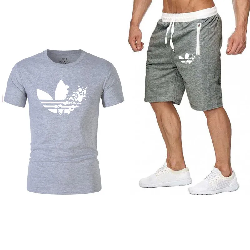 2019 Newest O-neck fashion short sleeves men Fashion doodle Print Cotton funny Fitness men tops tees casual motion tshirt+