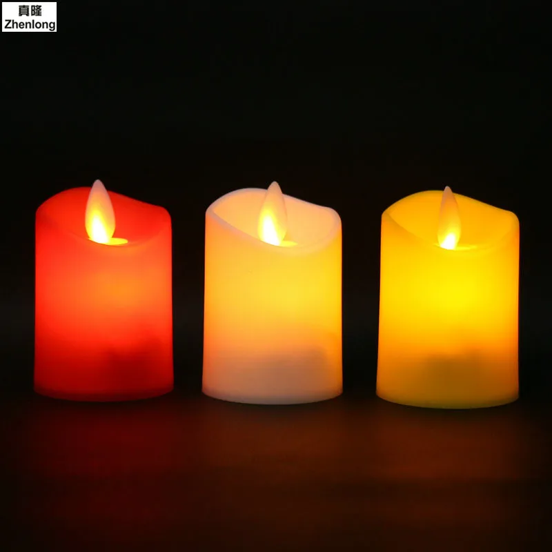 LED Candle with Long Lasting Bright Light Flame LED Candle Set with