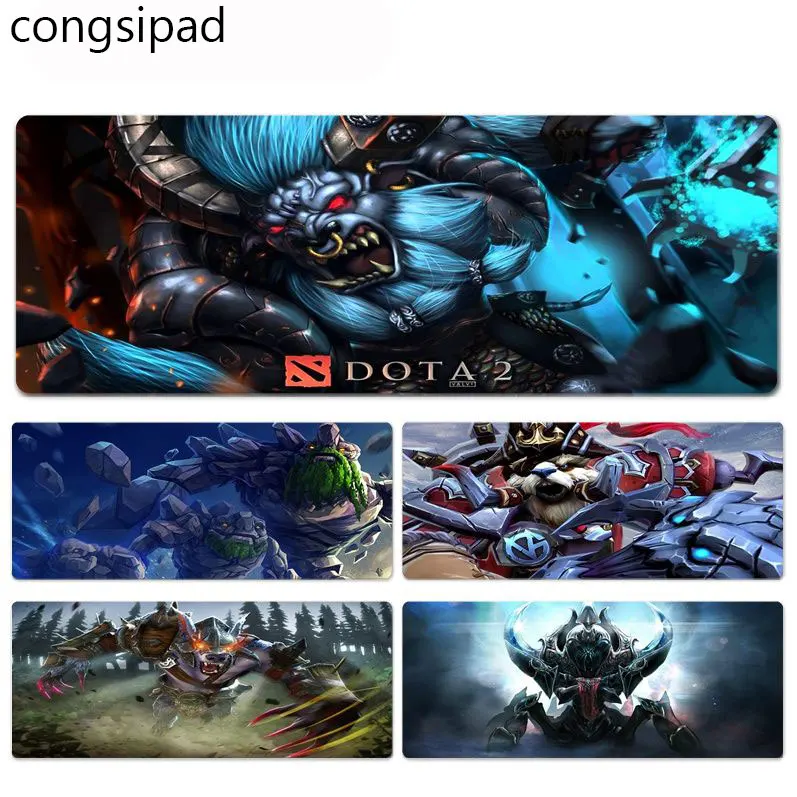  congsipad Funny For Dota 2 Keyboard Gaming MousePads Size for 300x700x2mm and 300x900x2mm Mousepad