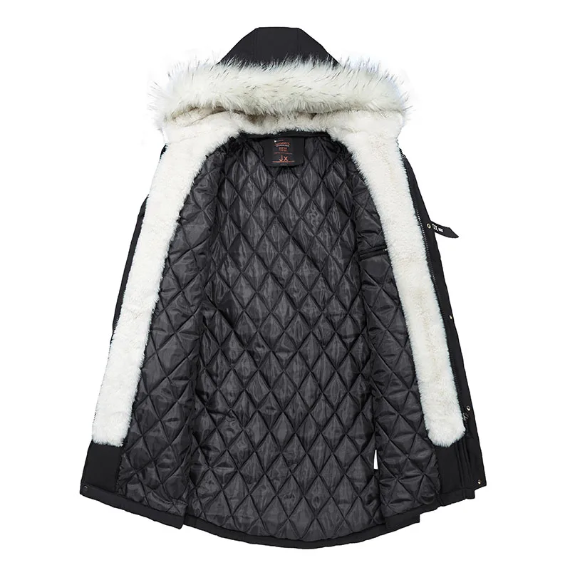 2018 High Quality Parka Men Winter Long Jacket Men Thick Cotton-Padded Jacket Mens Parka Coat Male Fashion Casual Coats black 2018 High Quality Parka Men Winter Long Jacket Men Thick Cotton-Padded Jacket Mens Parka Coat Male Fashion Casual Coats black