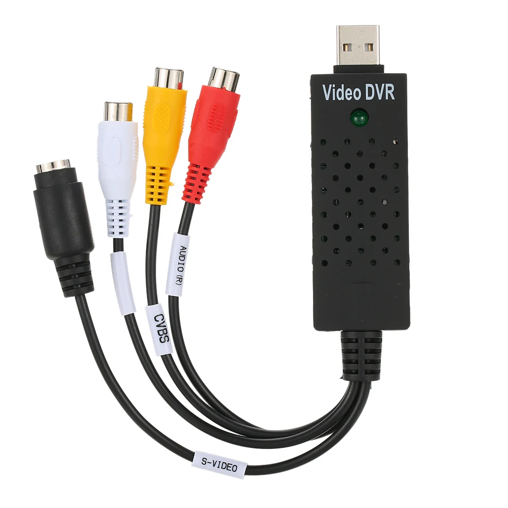 USB 2 0 DVR видео аудио камера видеонаблюдения записывающее устройство адаптер для Win