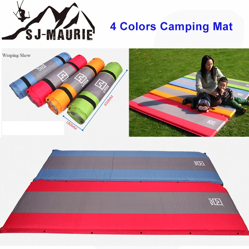 

Camping Bed Inflatable Camping Mat Outdoor Activities Camping Mat Splicing Automatic Self-Inflating Tent Hiking Mat 1-2 person