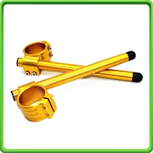 CNC 35mm regular Clip-Ons handlebars Lift handle bar Fork Tube Hand Bar Gold