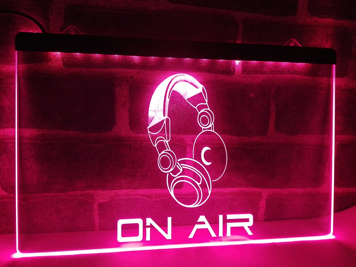 

LM013- On Air Headphone Headset Studio LED Neon Light Sign