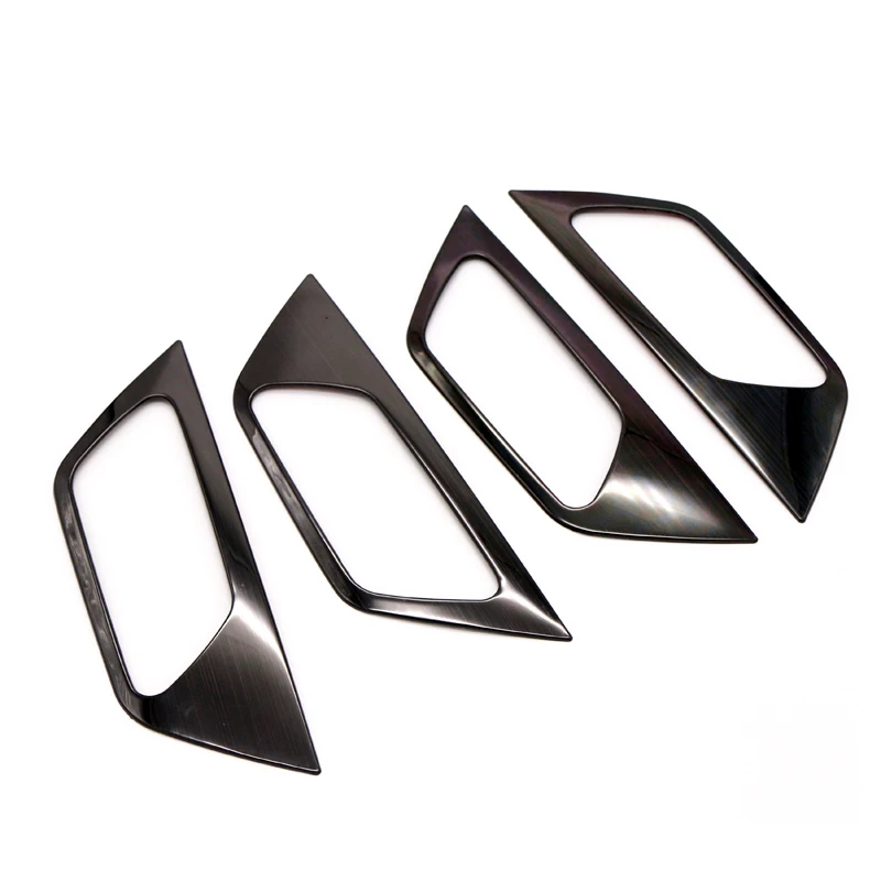 ABS/Сталь аксессуары интерьера дверные ручки чаши рамка для peugeot 3008 3008 GT сомнения очаровательно, /5008 5008 GT - Название цвета: stainless black