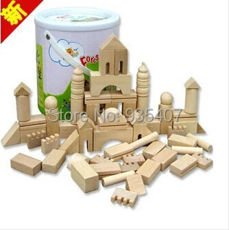 

Wooden toys / early childhood building blocks a small mixed batch of infant toys wood forest castle building blocks barrels