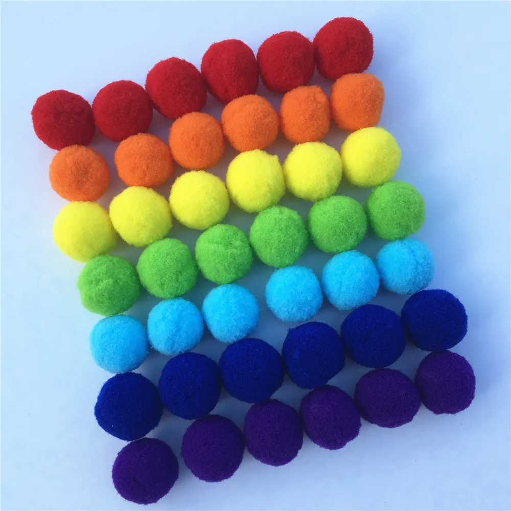Шарики плюшевые для детей 8/10/15/20/25/30 мм|pompom colores|ball pompomballs for |