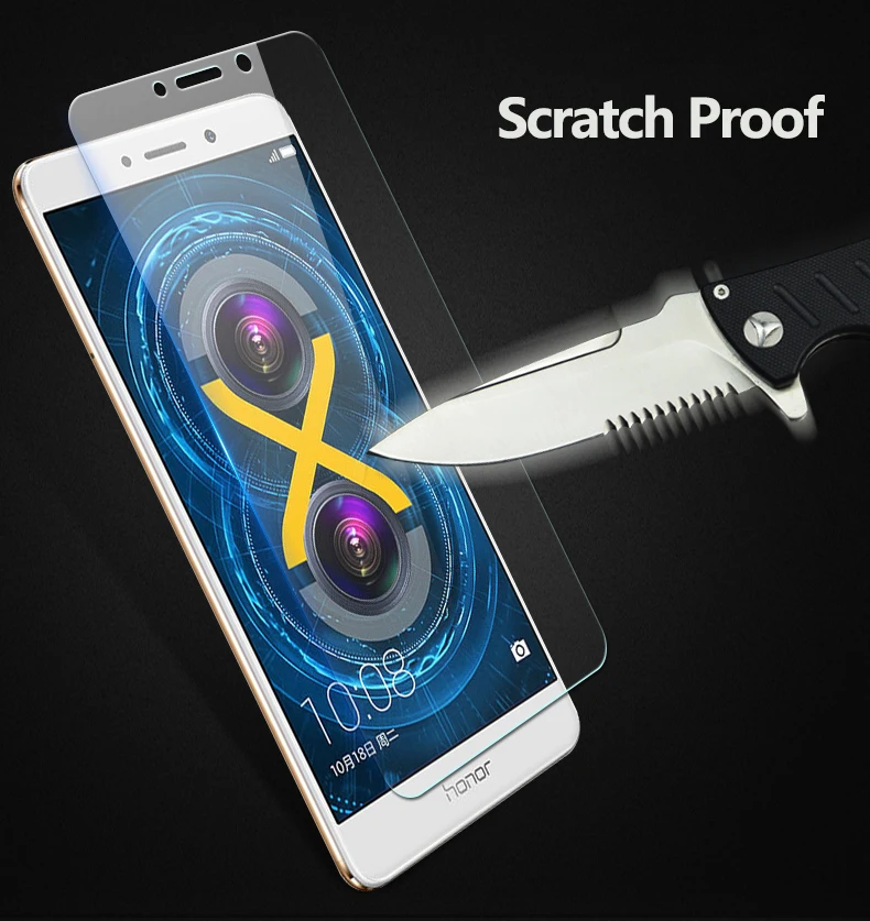 2 шт. закаленное Стекло для huawei GR5 2017 BLL L21 L22 Mate9 Lite случае Экран протектор на Honor 6X BLN
