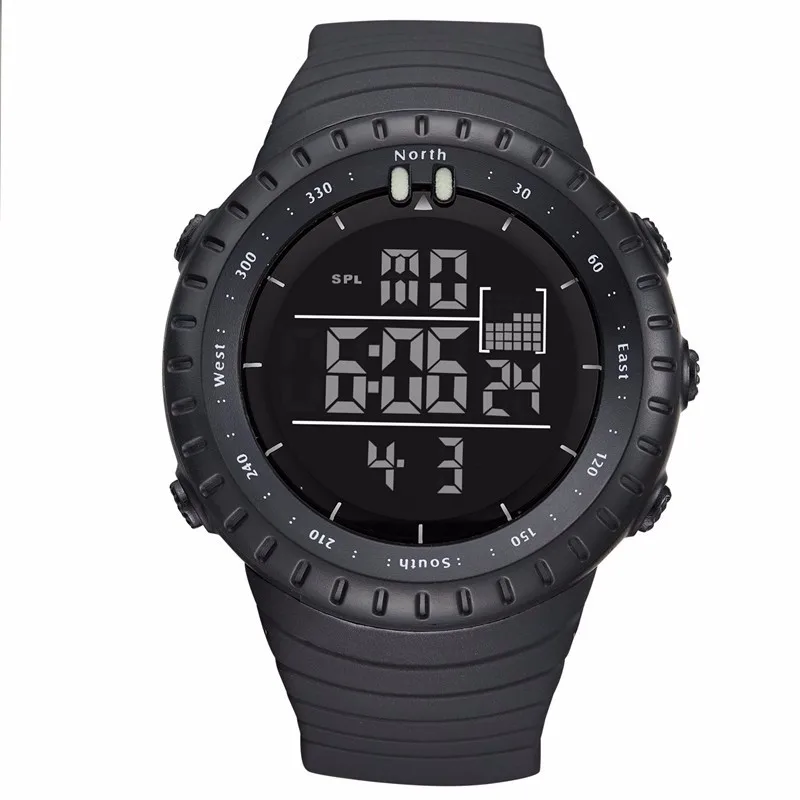 

Digital Watches men sports 50M Professional Waterproof Quartz large dial hours military Luminous wristwatches 2017 fashion