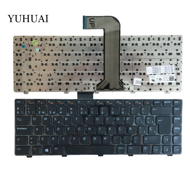 

NEW Spanish SP Keyboard for DELL INSPIRON 14R N4110 M4110 N4050 M4040 N5050 M5050 M5040 N5040 X501LX502L P17S N4120 M4120 L502X