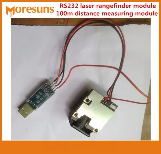 

Fast Free Ship Industrial distance sensor RS232 laser rangefinder module 100m distance measuring module