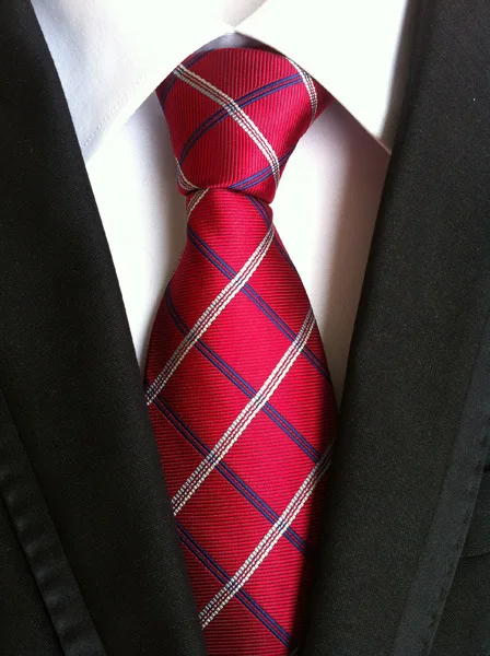 Модель, клетчатый галстук высокой плотности, английский мужской галстук, 18 цветов - Цвет: 004