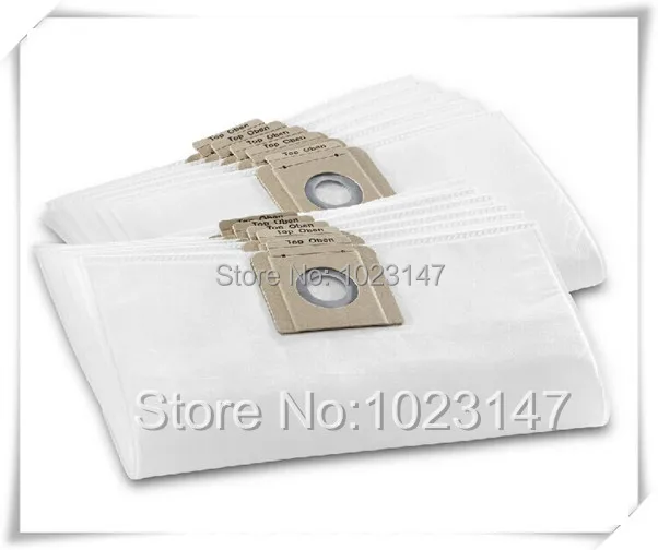 2 pieces/lot) Vacuum Cleaner Cloth Bags Dust Bag Filter Bag for Karcher T8/1 T12/1 DS 5300 NT 25 NT series Cleaner Accessories