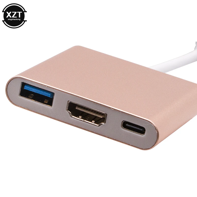 type C к HDMI USB 3,0 зарядный адаптер конвертер USB C многопортовый ключ док-разветвитель адаптер для Macbook Pro Аксессуары