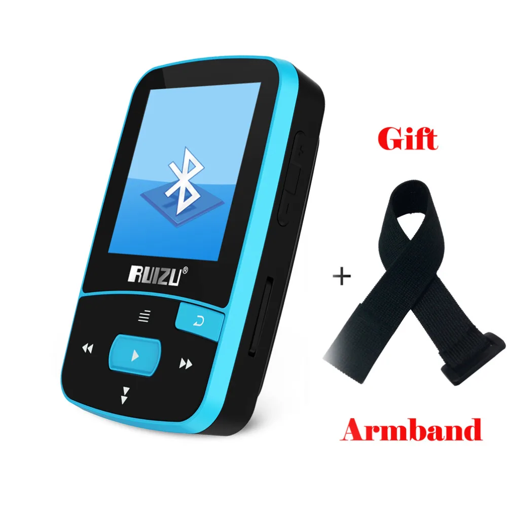 Mini Original RUIZU X50 Bluetooth MP3 Player 8GB Sport Clip MP3 Music