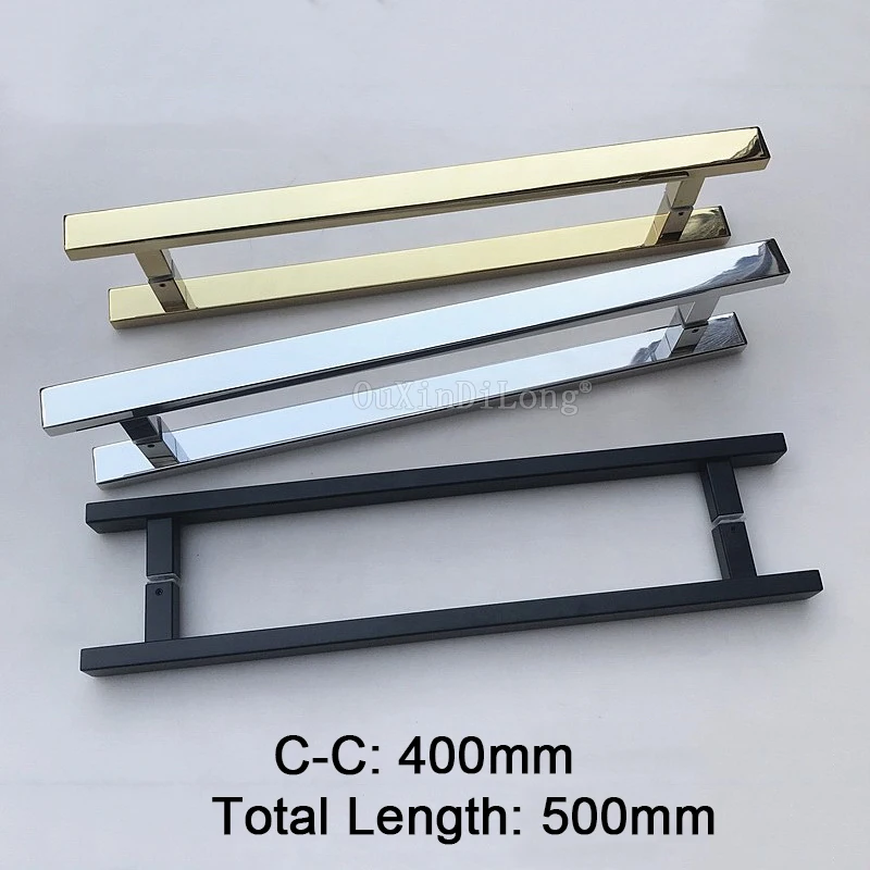 High Quality 304 Stainless Steel Shower Door Pull Push Handles