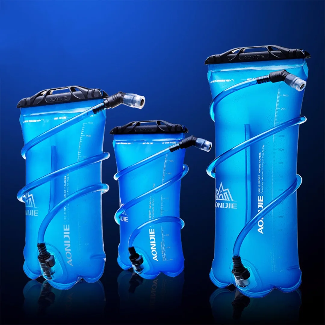Foldable Water Bladder Bag Cycling Hydration System Pack Hiking Camping