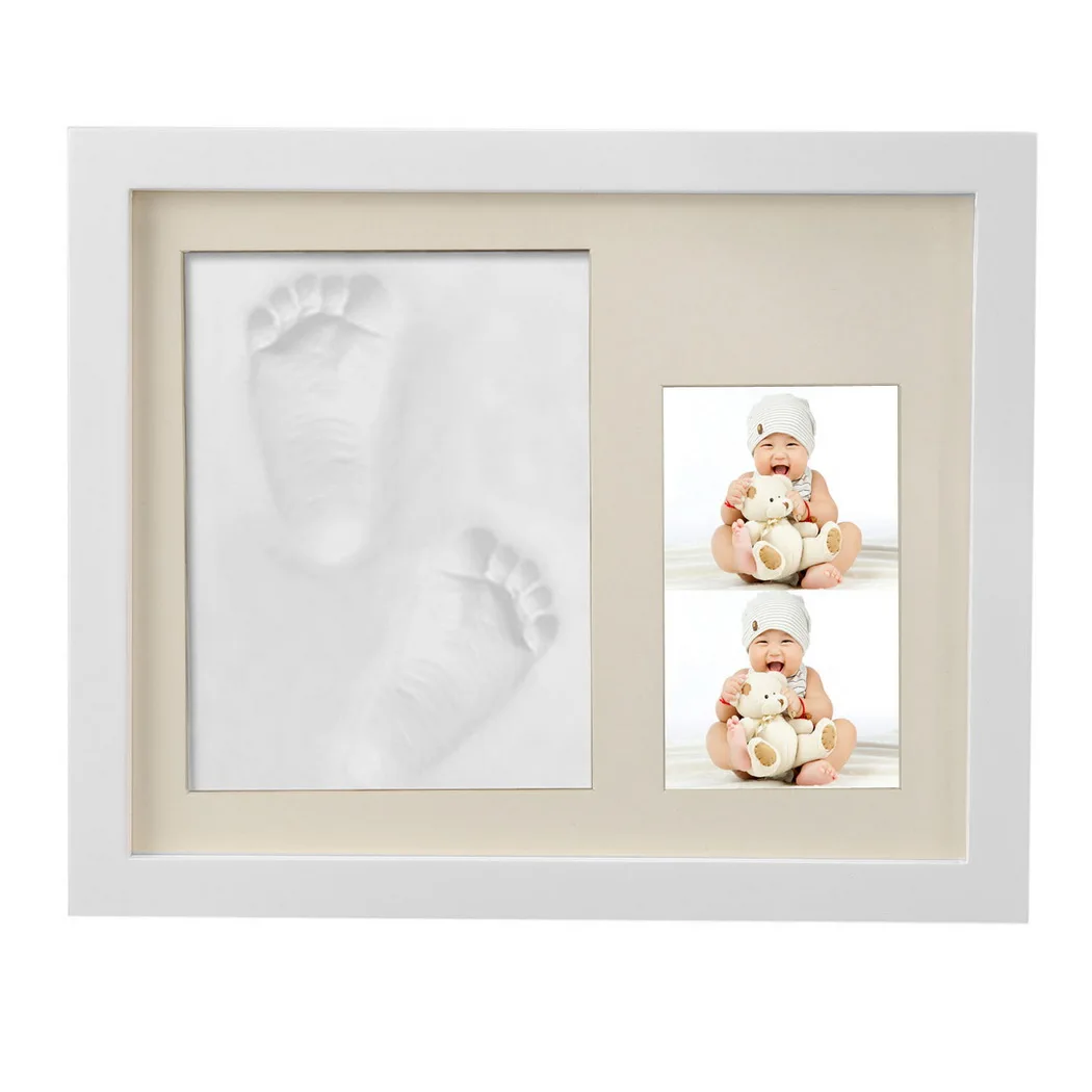 Baby Handprint Footprint Frame Package Mold Kit Baby Gift Keepsakes