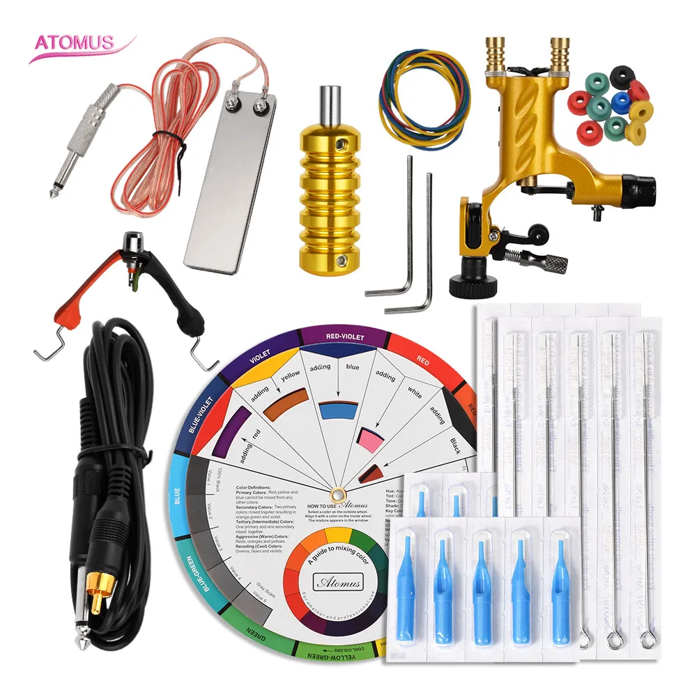 

Tattoo Machine Tatto Tattoo Machine Kit Permanent Professional Tatoo De Bobinas Rotary Tatouage Machines Tatuagem Iniciante Set