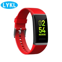 LYKL V11 умный цветной экран браслет пульсометр кровяное давление USB зарядный Браслет Шагомер Спорт фитнес трекер smartband
