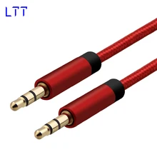 aux cable jack 3.5mm male to male audio cable 90 degree right angle flat aux cable for car / PM4 PM3 / headphone aux cord