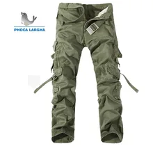 Тактические Брюки армейский зеленый мульти карман молния украшения мужские повседневные брюки карго