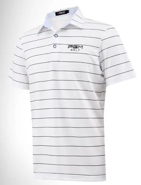 Высокое качество! Новинка PGM Мужская одежда для гольфа летние рубашки Весенняя футболка с короткими рукавами быстросохнущая одежда - Цвет: 1