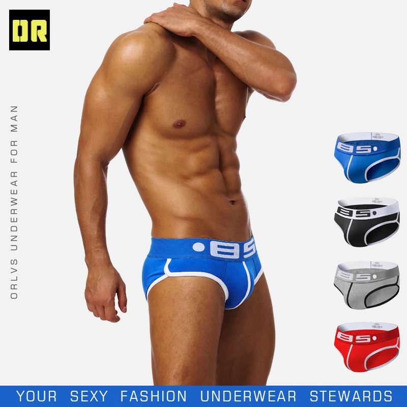 

BS Brand Sexy Underwear Men briefs cuecas men bikini slip homme man underpants brief men pouch gay fashion 2019 new BS73