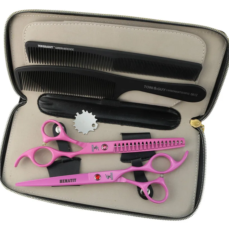

Four-color selection 7.0 inch Painted hairdressing scissors Hair scissors Comfortable and easy to use Hair salon special suit