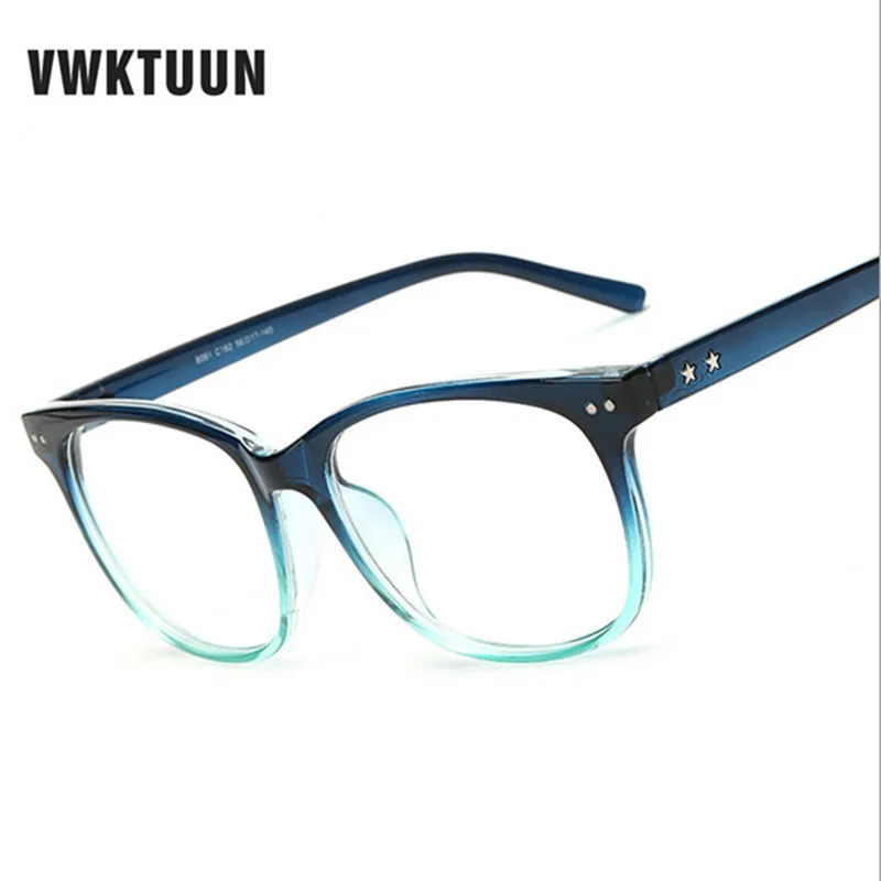 

VWKTUUN Optical Eye Glasses Myopia Frames Women Men Plain Mirror Glass Colorful Frame oculos Gafas de sol Wholesale Eyewear