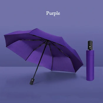 

Female Automatic Umbrella Lady Light and Durable 8 Ribs Strong Men Rain Women Folding Travel Kids Umbrella Windproof Travel Z593