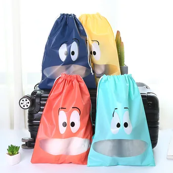 

1pc Waterproof Shoes Bag Travel Portable Shoe Storage Bag Organize Tote Drawstring Bag Dolap Organizer Non-Woven wholesale
