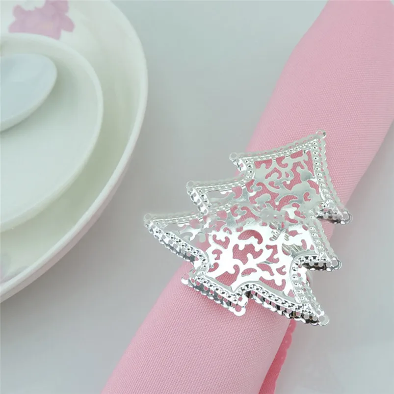 New Napkin Rings Christmas Santa Napkin Ring Christmas Table Decor Napkin Holder for Christmas Dinner Party #3n05#F (11)
