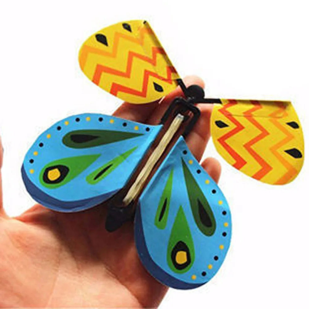 

Transform Cocoon Into A Flying Butterfly Magic flying Card Toy with Empty Hands Solar Butterfly Wedding Magic Props Magic Trick