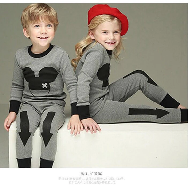 

Baby Boy Pajamas Set Cotton Long Sleeve Cartoon Sleepwear Children pijama infantil Home Pajamas For Girls nightwear 2Pcs 2019
