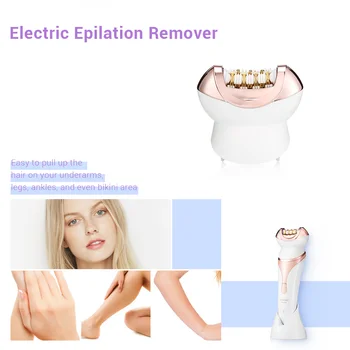 

Kemei KM - 296 4 in1 lady shaver epilator electric remover hair removal depilador face cleanser for bikini body trimmer for wome