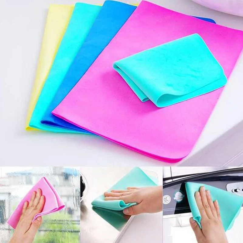 

1 pc High quality Magic Car Washing Towel Absorb Wipe Cloth Synthetic Chamois Leather Hot selling