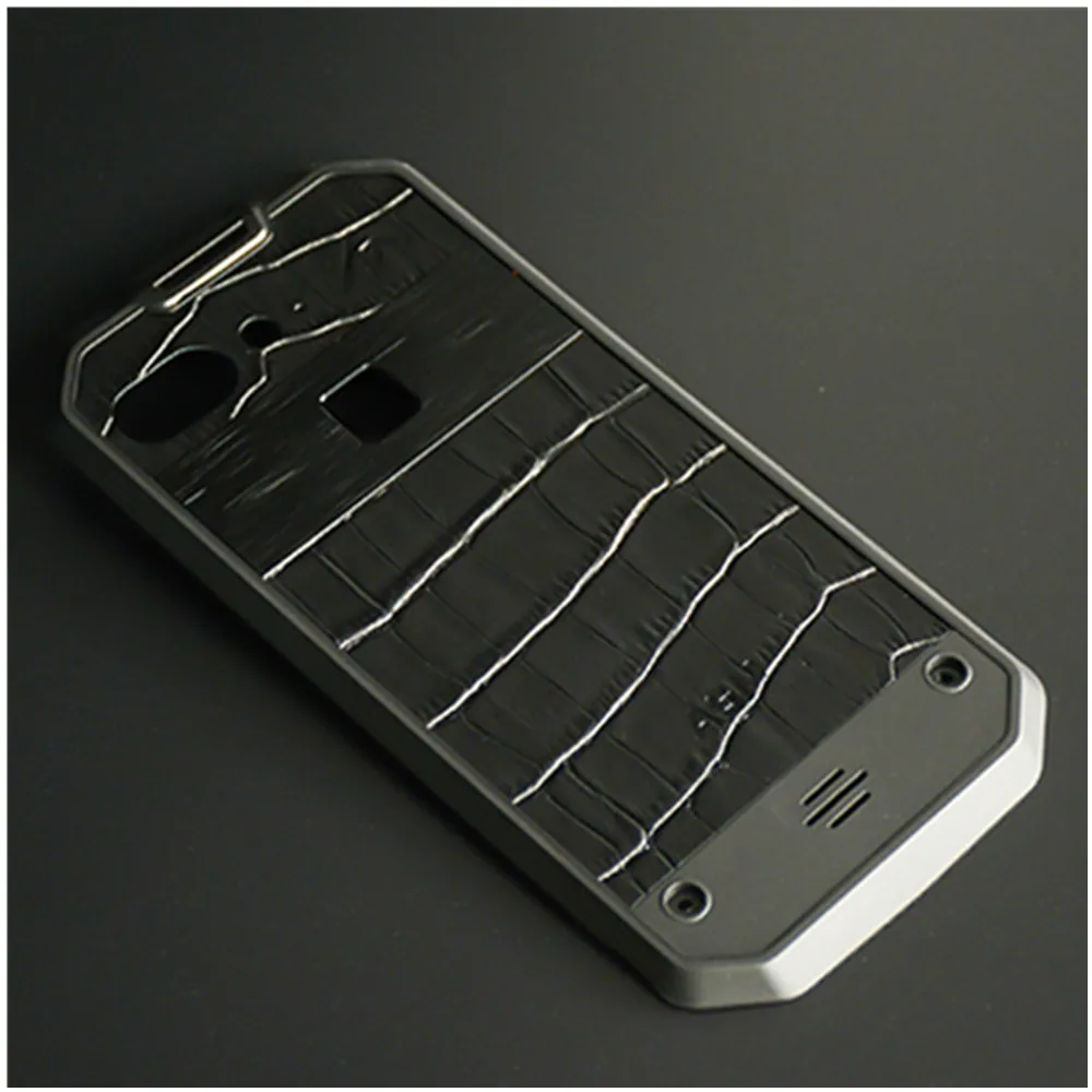 Защитный чехол для AGM X2 5,5 дюймов умный сотовый Чехол для телефона PU Флип Бизнес кожа батарея Дверь задняя крышка панель - Цвет: Crocodile Skin