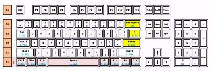 MP 104 ключи бежевый колпачок прозрачный ABS пустой колпачки для OEM Cherry MX переключатели Механическая игровая клавиатура