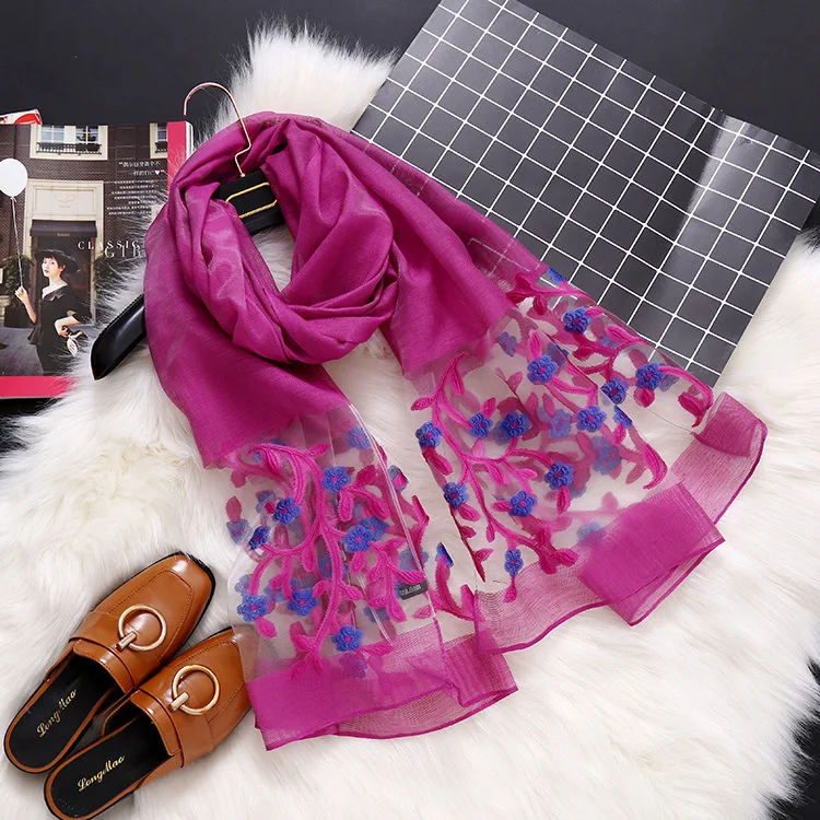 LARRIVED дизайнерский брендовый женский шарф модные весенние летние шелковые шарфы женские шали и палантины из пашмины - Цвет: color 11