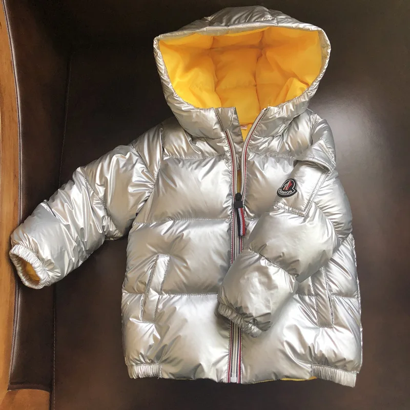 

2018 Children Jacket For Boys Winter Duck Down Parka Hooded Girls Boys Jacket And Coat Thick Windoproof Kids Snowsuit Outerwear